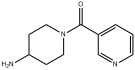 1-(pyridin-3-ylcarbonyl)piperidin-4-amine Structure