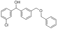 (3-((BENZYLOXY)METHYL)PHENYL)(3-CHLOROPHENYL) METHANOL Structure