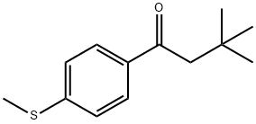 3,3-DIMETHYL-4'-METHYLTHIOBUTYROPHENONE Structure