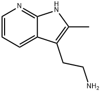 1H-피롤로[2,3-b]피리딘-3-에탄아민,2-메틸- 구조식 이미지