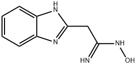 (1Z)-2-(1H-BENZIMIDAZOL-2-YL)-N'-HYDROXYETHANIMIDAMIDE Structure