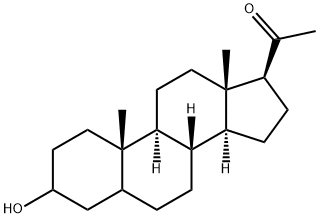 1-[(8R,9S,10S,13R,14S,17S)-3-hydroxy-10,13-dimethyl-2,3,4,5,6,7,8,9,11,12,14,15,16,17-tetradecahydro-1H-cyclopenta[a]phenanthren-17-yl]ethanone Structure