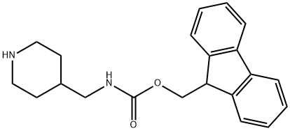 4-N-FMOC-AMINOMETHYL PIPERIDINE
 Structure