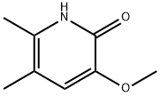 2(1H)-Pyridinone, 3-methoxy-5,6-dimethyl- (9CI) 구조식 이미지