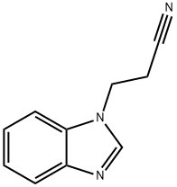 3-(1H-Benzimidazol-1-yl)propanenitrile Structure