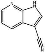 1H-PYRROLO[2,3-B]PYRIDINE-3-CARBONITRILE 구조식 이미지