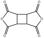 Cyclobutane-1,2,3,4-tetracarboxylic dianhydride Structure