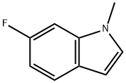1H-인돌,6-플루오로-1-메틸-(9CI) 구조식 이미지