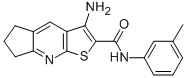 3-amino-N-(3-methylphenyl)-6,7-dihydro-5H-cyclopenta[b]thieno[3,2-e]pyridine-2-carboxamide Structure