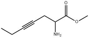 4-Heptynoicacid,2-amino-,methylester(9CI) Structure