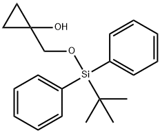 1-[[[(1,1-DIMETHYLETHYL)DIPHENYLSILYL]OXY]METHYL]-CYCLOPROPANOL Structure