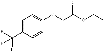 (4-TRIFLUOROMETHYLPHENOXY) ACETIC ACID ETHYL ESTER Structure