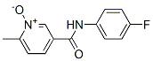 3-Pyridinecarboxamide,N-(4-fluorophenyl)-6-methyl-,1-oxide(9CI) Structure
