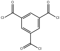 1,3,5-벤젠트리카보닐 트리염화물 구조식 이미지