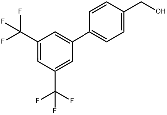 [3',5'-DI-(TRIFLUOROMETHYL)-BIPHENYL-4-YL]-METHANOL Structure