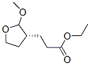 3-Furanpropanoicacid,3-ethyltetrahydro-2-methoxy-,(3R)-(9CI) Structure