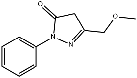 5-(methoxymethyl)-2-phenyl-2,4-dihydro-3H-pyrazol-3-one 구조식 이미지