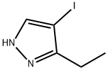 3-ETHYL-4-IODO-1H-PYRAZOLE 구조식 이미지