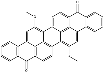 6,15-dimethoxybenzo[rst]phenanthro[10,1,2-cde]pentaphene-9,18-dione 구조식 이미지