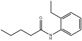 펜탄아미드,N-(2-에틸페닐)-(9CI) 구조식 이미지