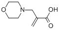 2-(MORPHOLINOMETHYL)ACRYLIC ACID Structure