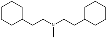 N-(2-Cyclohexylethyl)-N-methyl-2-cyclohexylethanamine Structure