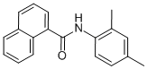 N-(2,4-디메틸페닐)-1-나프타미드 구조식 이미지