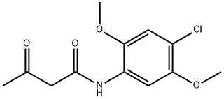아세트초산-2,5-디메톡시-4-클로로아닐리드 구조식 이미지