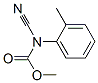 Carbamic  acid,  cyano(2-methylphenyl)-,  methyl  ester  (9CI) Structure