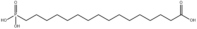 16-Phosphonohexadecanoic  acid Structure