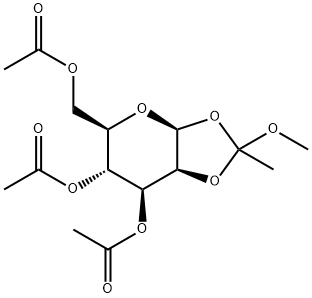 3,4,6-Tri-O-acetyl-b-D-mannopyranose1,2-(methylorthoacetate) 구조식 이미지