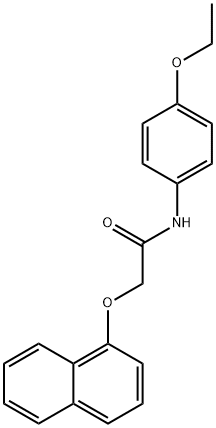 N-(4-ethoxyphenyl)-2-(1-naphthyloxy)acetamide Structure