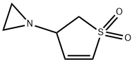 Aziridine, 1-(2,3-dihydro-1,1-dioxido-3-thienyl)- (9CI) Structure
