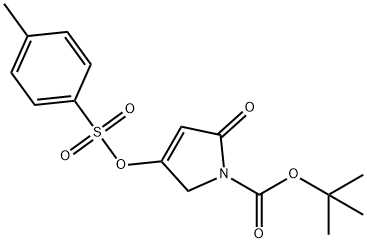 Tert-butyl2-Oxo-4-(tosyloxy)-2,5-dihydro-1H-pyrrole-1-carboxylate Structure