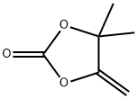 4,4-DIMETHYL-5-METHYLEN-1,3-DIOXOLANE-2-ONE 구조식 이미지