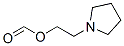 1-Pyrrolidineethanol,formate(ester)(9CI) Structure