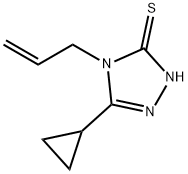 4-ALLYL-5-CYCLOPROPYL-4H-1,2,4-TRIAZOLE-3-THIOL Structure