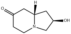7(1H)-Indolizinone, hexahydro-2-hydroxy-, (2R,8aS)- (9CI) Structure