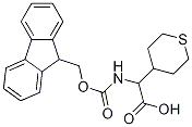 2-(FMoc-aMino)-2-(4-tetrahydrothiopyranyl)acetic Acid Structure