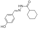 N'-(4-hydroxybenzylidene)cyclohexanecarbohydrazide Structure
