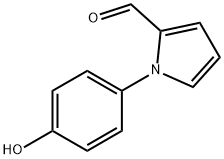 1-(4-HYDROXY-페닐)-1H-피롤-2-카르발데하이드 구조식 이미지