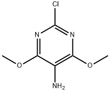 2-CHLORO-4,6-DIMETHOXY-5-PYRIMIDINAMINE 구조식 이미지