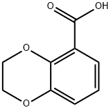 2,3-Dihydro-1,4-benzodioxine-5-carboxylic acid 구조식 이미지