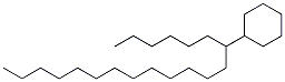 7-Cyclohexylicosane Structure