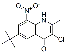 4(1H)-Quinolinone,  3-chloro-6-(1,1-dimethylethyl)-2-methyl-8-nitro- 구조식 이미지