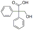 3-hydroxy-2,2-diphenylpropionic acid  Structure