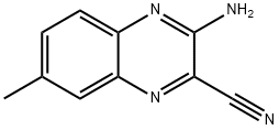 2-Quinoxalinecarbonitrile,3-amino-7-methyl-(9CI) Structure