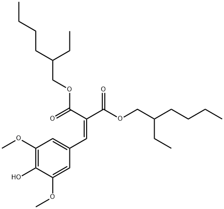 DIETHYLHEXYL SYRINGYLIDENEMALONATE Structure