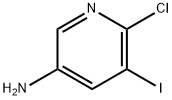 3-PYRIDINAMINE, 6-CHLORO-5-IODO- Structure
