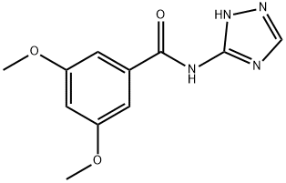 Benzamide, 3,5-dimethoxy-N-1H-1,2,4-triazol-3-yl- (9CI) 구조식 이미지